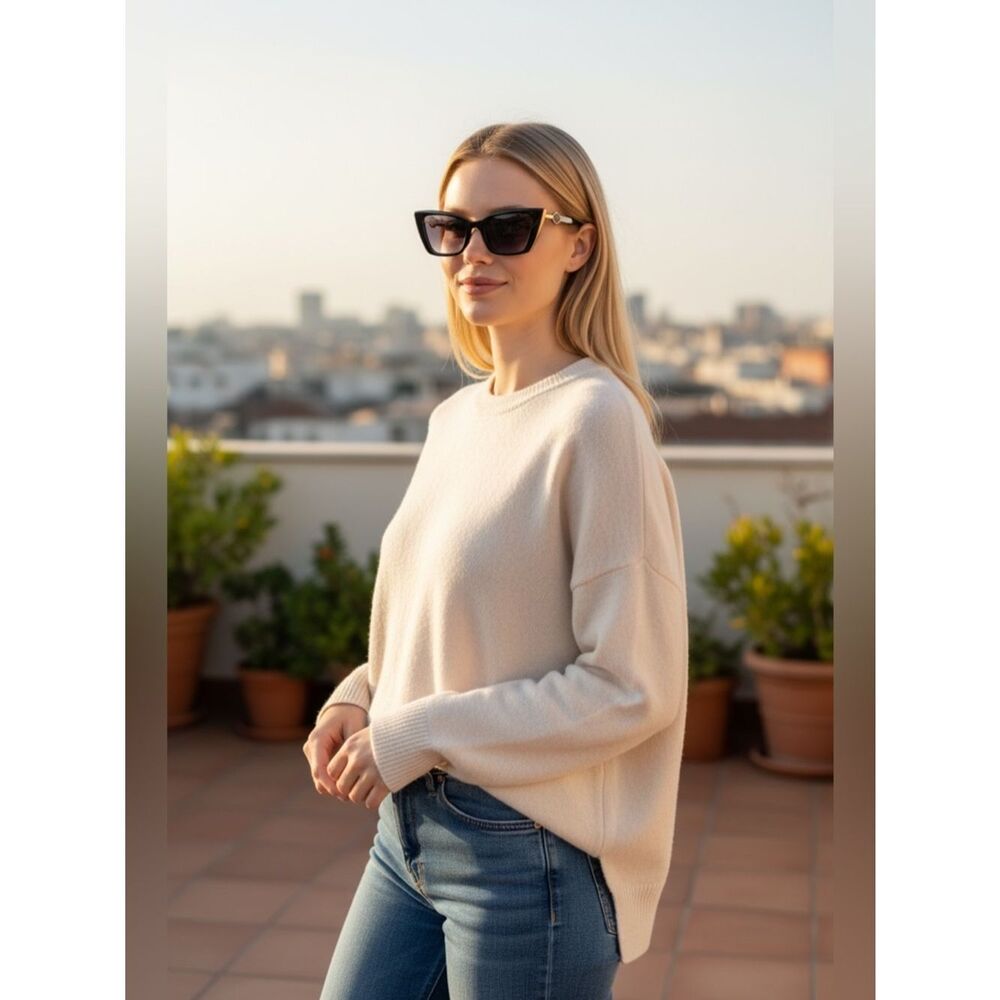 4. $359 Carolina Lemke Berlin Eyewear - Ira Black + Free Luxury Premium Case